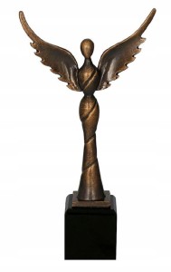 STATUETKA ANIOŁ NIKE-TROFEUM VICTORIA-NAGRODA PRESTIŻ I SUKCES 28cm opis