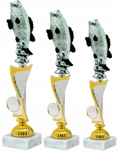 Statuetki wędkarskie puchary RYBA trofea 31, 29, 28 cm opis