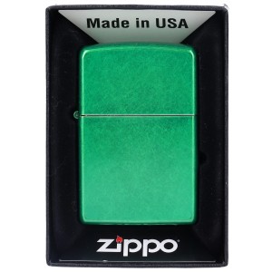 Zapalniczka ZIPPO na benzynę GREEN zielona