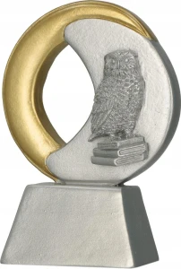 Statuetka sowa szkoła uczeń 10cm+opis gratis