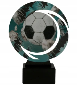 Metalowa statuetka piłkarska WR-SOC1 22 cm z grawerką