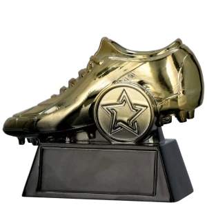 Statuetka odlewana - piłka nożna, Złoty But, Puchar, R004-7,5 cm z opisem