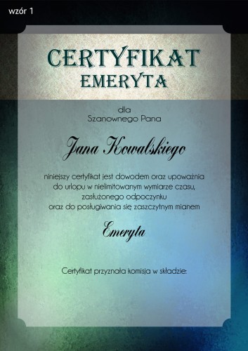 dyplom dla emeryta certyfikat emeryta komisja.jpg