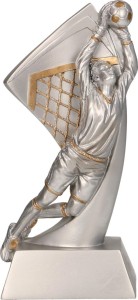 Statuetka odlewana - bramkarz RP2004 17,5 cm z grawerką