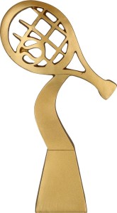 Statuetka odlewana - tenis RP5030 23 cm z tabliczką