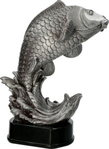 Statuetka odlewana – wędkarstwo RFST3020 25 cm z grawerem