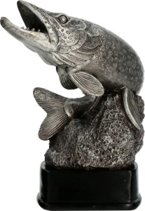Statuetka odlewana – wędkarstwo  RFST3022 20 cm z grawerem