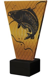 Trofeum szklane Karp VL1-A/FIS2/BK 22,5cm z grawerem