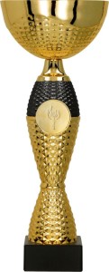 Puchar metalowy zloto – czarny 8346C 29cm z tabliczką