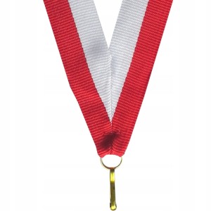 Wstążka do medalu, karabińczyk metalowy, szerokość 11mm kolor do wyboru
